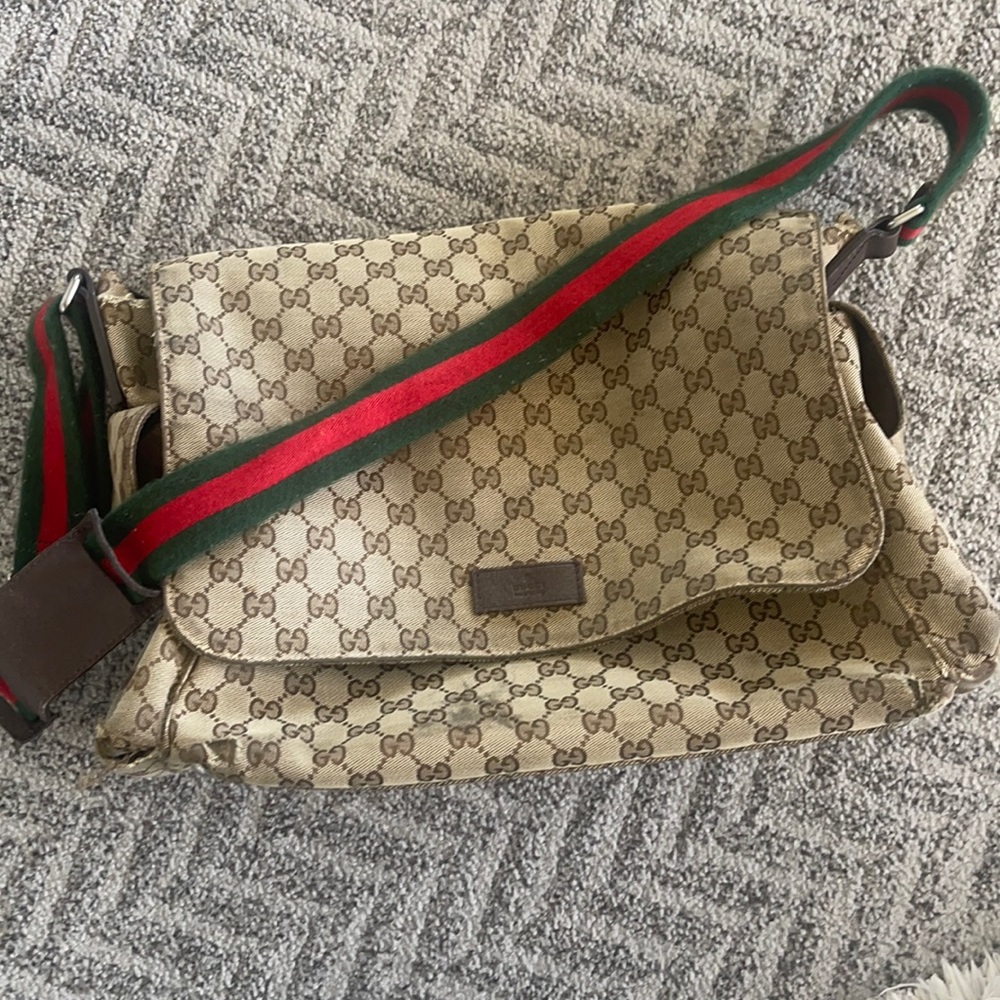 Gucci diaper bag